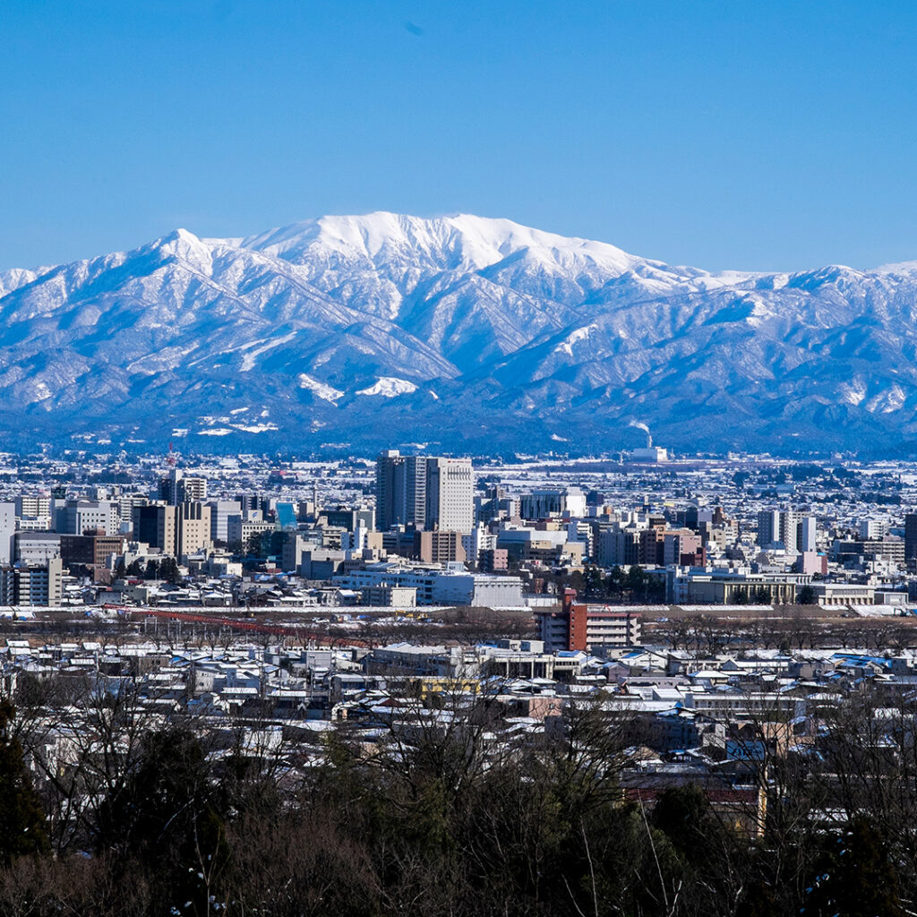 富山町並み